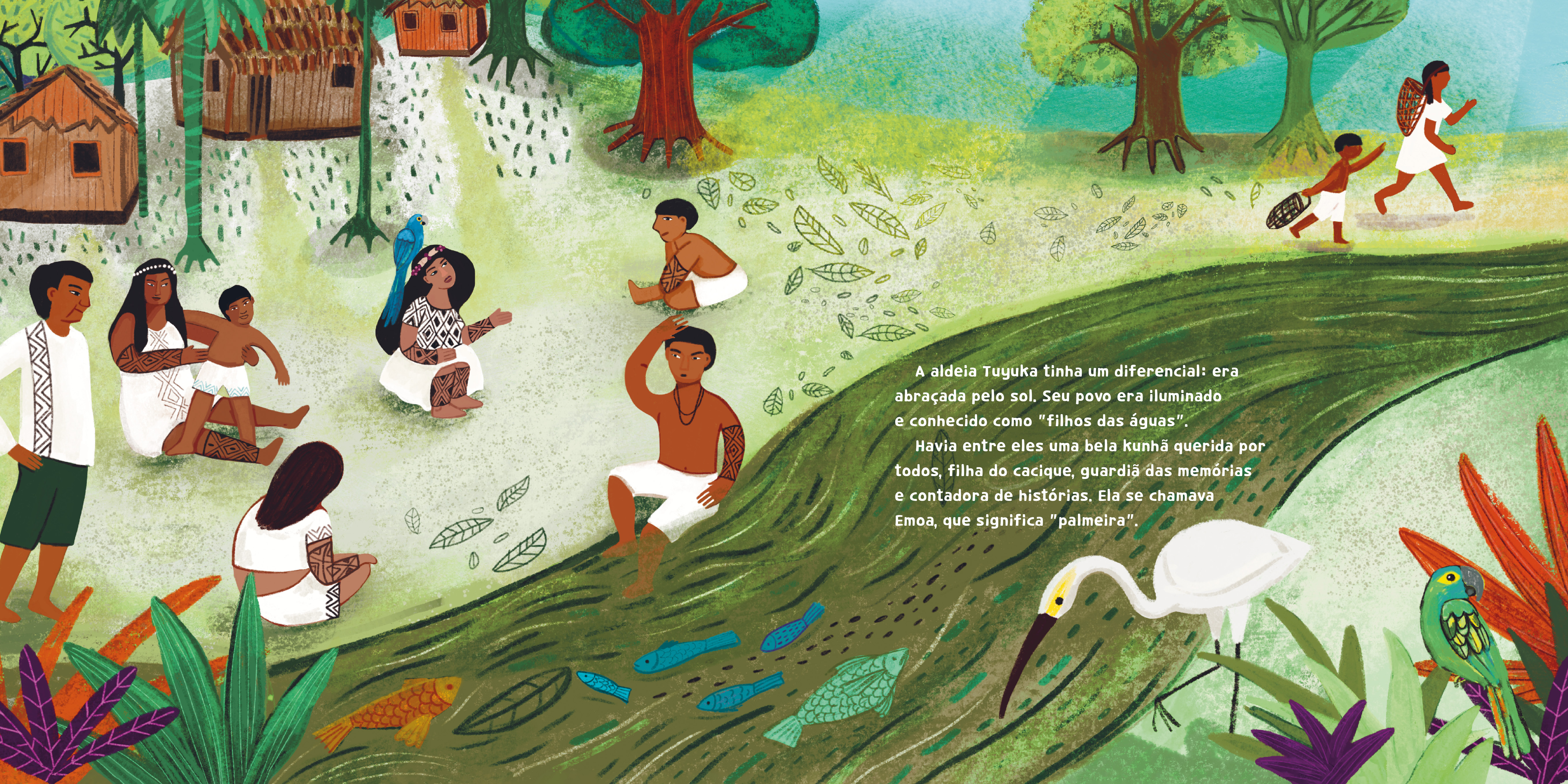 Ilustração de 'Maqueira de tucum'
